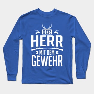 Jäger - der herr mit dem gewehr (white) Long Sleeve T-Shirt